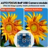 ELP AF Auto Focus USB -cameramodule 8mp IMX179 Gratis stuurprogramma UVC -plug and Play Webcam Cam voor het scannen