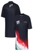 F1 Equipo 2022 Camiseta Sports Crewneck Leisure Racing Traje de manga corta para hombres y mujeres Customizables2127083