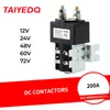 TSW-180 DC Contactors No (normaal open) Stijl 12V 24V 48V 60V 72-80V 200A CZW180 DC Contactor voor vorkheftruckafhandeling