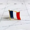 France National Flag Haftery Patches Badge Tarcza i kwadratowy styk kształtu jeden zestaw na dekoracji plecaka z tkaniną