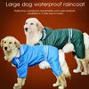 Grande vestiti per cani cani cappotto a vento con cappuccio bulldog francese impermeabile riflettente per cani giacca chihuahua 3xl-7xl