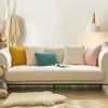 Couvrave de chaise Soild Color SOPAE SOFT PLUSH COUP SOUCH COUVERS POUR LA BACK ROOM PAD DÉCORATION DE LECONS DE LA BACK