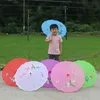 Parapluie de papier de fleurs imprimé chinois traditionnel à la main à la main parasol parasol classique rétro de danse parapluie de fête