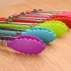 1st BBQ SILICONE Food Tong Kitchen Tongs Silikon Non-Slip Cooking Clamp Clamp BBQ Sallad Tools Grill Kök Tillbehör