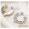 Anneaux de nez Studs en forme de bague en C