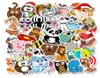 50pcslot hele cartoon schattige VSCO dieren kawaii stickers waterdichte sticker voor kinderen speelgoed fles bagage notebook auto -decals4931163