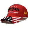 Styles Donald 12 Trump 2024 Cap Hafted Baseball Hat z regulowanym paskiem Save Amercia Again Banner 0410