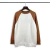 #5 Erkek Tasarımcı Sweaters Göğüs İşlemeli Rozet Logosu Erkek Hoodies Kadın Sweaters Sweatshirts Çift Model Boyut M-3XL Yeni Giysiler 0274