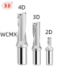 BB WC Indexable boor draaibank snel U boor CNC Hoog efficiëntie Gat Maakt 2D 3D 4D WCMT Carbide Insert Aluminium Steel