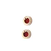 العلامة التجارية الفاخرة Home Ins Wind T Family Classic Double Drip Sweet Student Simple Fashion Earrings Homps with Logo