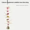 Other Bird Supplies 2/3PCS Cuttlefish Bone Skewers Vibrant 11-20cm Cage Toy Household Millstone Non-toxic Volcanic Stone Molar