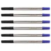 Astuce de 116 mm de long 7 mm de diamètre 0,7 mm Ballpen Rollerball Pen REFILLS REFOLLS BALNPEN POUR PARKER ALLEMAND INK 1905323 3021531