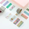 1PCS Washi Paper Tape Sous-package Board Frosted Surface PVC Carte 5x15cm