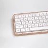 Tastaturen 1 Setzen Sie minimalistische weiße japanische Schlüsselkaps 120 Taste XDA -Profil PBT Keycap Dyesub für MX Switches Mechanische Tastatur IK75 Poker