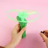 LED Flying Toys Outdoor Game Rotating With Light Christmas Gift UFO Luminous Pull Wire 240411