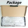 Zubehör Feker IK75 Original 2 in 1 Silikonpad für 75% IK75Mechanische Tastatur V1V3 Pro QMK DIY -Paket -Schall -Dämpfungsblech Weiche Pad
