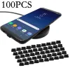 100-5pcs de silicone plugue de pó celular carregador portão de plugues à prova de poeira para iPhone samsung tipo C Android Redmi Mi Power Bank