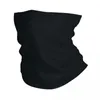 Scarves Jet Black Solid Colo Single Shade Bandana Neck Cover Printed Balaclavas Wrap Scarf Headwear Riding Unisex Adult All Season