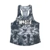 Mens tanktops zomer mouwloos shirt camouflage vest gym fitness kleding mannelijke bodybuilding tanktops slanke fit workout kleding 240328