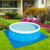 Couvre-piscine gonflable Mat de tissu de tapis usure résistante à la piscine PVC Couvercle de poussière épaississant Tissu de sol pliable 266K