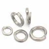 1/2/5/10pcs M2 M3 M4 M5 M6 M8 M10 M12 M14 M16 M18 M20 M22 M24 GB93 TA2 Pure Titanium Gr2 Spring Split Lock Washer Elastic Gasket