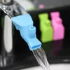 2st Ny Creative Silicone Faucet Extender TODDLER Kids Water når kran gummi handtvätt badrum accessorie köksverktyg