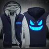 Men's Hoodies Anime Gengar Moltres Sulfura Lavados Hoodie Jacket Coat Winter Fleece Thick Warm Sweatshirts Long Sleeve Plus Size