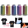 150D / 2 Photosensible Changement de couleurs Chiffre de couture Fête DIY DIY COMPRIMANT MAISON MACHE DE COUDRE Machine de couture