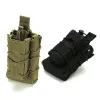 Tactical molle magazine Pouch Pouch Sac Sporte pour M4 M14 AK, ouverte Top Rifle Mag Pouch Magazine Carrier Carrier Airsoft Hunting Accessoire