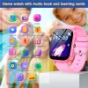 Regarde les enfants qui regardent la musique de la lampe de poche 22 jeux regarder le podomètre Habit suivi des enfants smartwatch garçons filles cadeaux appelle horloge