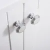 PVD Gold /Solid Brass Cabinet Door Knobs and Handles Furniture Cupboard Wardrobe Drawer Pull Chrome Handles For Furniture