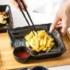 Japans creatief knoedelplaat keramiek met klein gerecht ontbijt westers huis restaurant servies