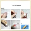 Pressa fatta a mano sulle unghie Design dipinto a mano Luxury Cover Full Cover Manicuree Wedable False Xs S M L Size Nail Art 240328