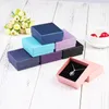 Multicolor 7x7x3cm sieradenboxen voor verpakking oorbel Joodsige doos Geschenkkartbordboxen Diy sieraden Display Opslag Pakbox