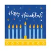 Feliz judeu Hanukkah Candle Chanukah Placas de tabela descartáveis conjuntos de tabela de tabela chanukah menorah cerâmica favora decorações