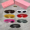 Fashion Street Sunglasses for Women Designer Cat Eye Glasses Beach Vacation Sun Glasses 7 Colors