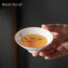 1 PCs chinesische Keramik Teetanden handgemalte Blumen und Birds Cup Travel Tea Bowl Haushalt Porzellan Tee Set Master Tasse 60 ml