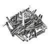 50pcs Metal Saç Timsah Klipsleri 30mm/40mm/45mm/55mm/65mm/75mm DIY Mücevher Saç Stili Araçlar Aksesuarları