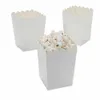 10/12PCS Małe pudełka popcornu Przekąski wiadra jednorazowe pojemniki na popcorn na imprezę w nocy dekoracje kinowe