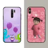 MT-93 Monsters Inc Case para Motorola Moto E7 E7i Power G 5G Plus G9 G10 G20 G30 G50 G40 G60 G60 Jugar cubierta negra