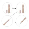 15PCS DIY Felting Tools Felt Kit with 7.9cm Needle Craft Kit Scissor Awl Wool Felting Weaving Handmade Needlework Spinning Tool