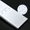 HM 22 "LED 샤워 세트 물 절약 폭포 샤워 헤드 패널 온도 조절기 믹서 밸브 욕실 비 수도꼭지 시스템