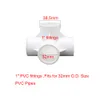 PVC Fittings for Greenhouse Frame Construction, Elbow Corner, Side Outlet Tee, Tent Connection,Furniture Build Grade