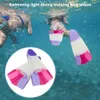 Tauchzubehör Schwimmtraining Flossen Kinder Silikon Schwimmflossen flexible Schwimmklappe mit Aufbewahrungsbeutel -Trainingstool Y240410