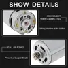 RS550 DC MOTEUR 10.8V / 12V / 16.8V / 18V / 21V Micro Electric Motors avec 9/11/11/14Te