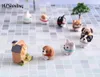 Niet-afgewerkte 9 honden DIY Wool Felling Pakket Handgemaakte Shiba Inu Dog Toy Doll Wool Filt Puted Kitting for Stitch Naald Beginner