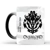 أنيمي JK Overlord Ainz Ooal Cosplay Mark Color Change Mug Skull Momonga Daily Drink Mugs Milk Coffee Coffee Cups