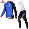 X-Tiger Long Sleeve Pro Cycling Jersey Set Spring MTB Bike Wear Clothes Bicycle Clothing Ropa Maillot Ciclismo Cycling Set