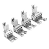 1pc Steel Double Compensating Presser Foot for Right and Left Top Stitching Sewing Machines Accessories High Quality