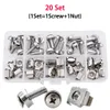 M5 M6 Cage Nuts Bolts шайбы метрические квадратные отверстия аппаратные аппаратные аппаратные стойки Серверная стойка